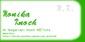 monika knoch business card